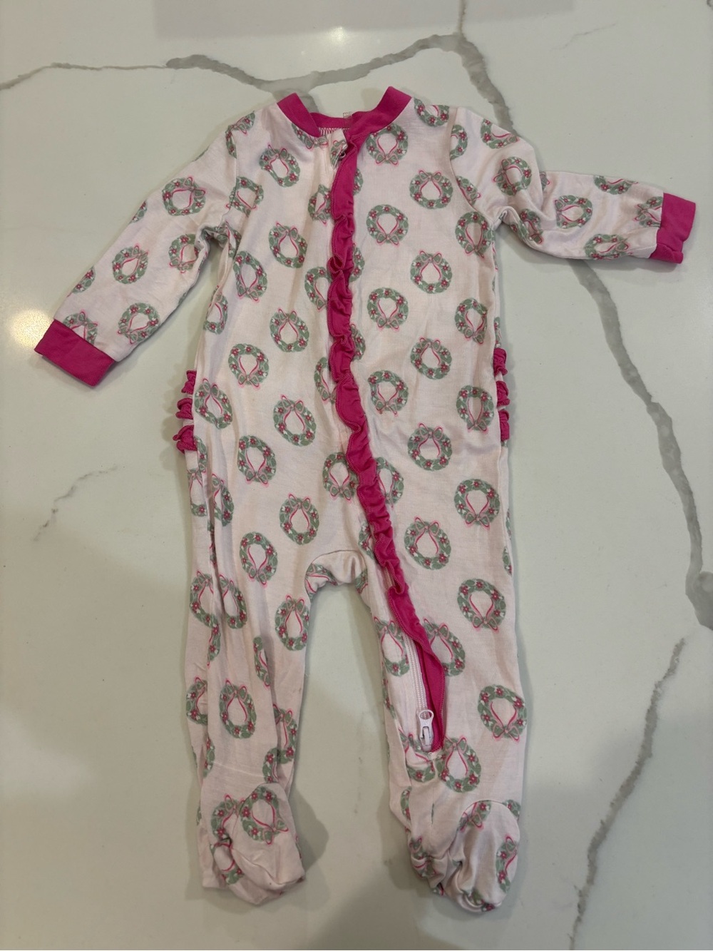 milkberry bamboo christmas onesie